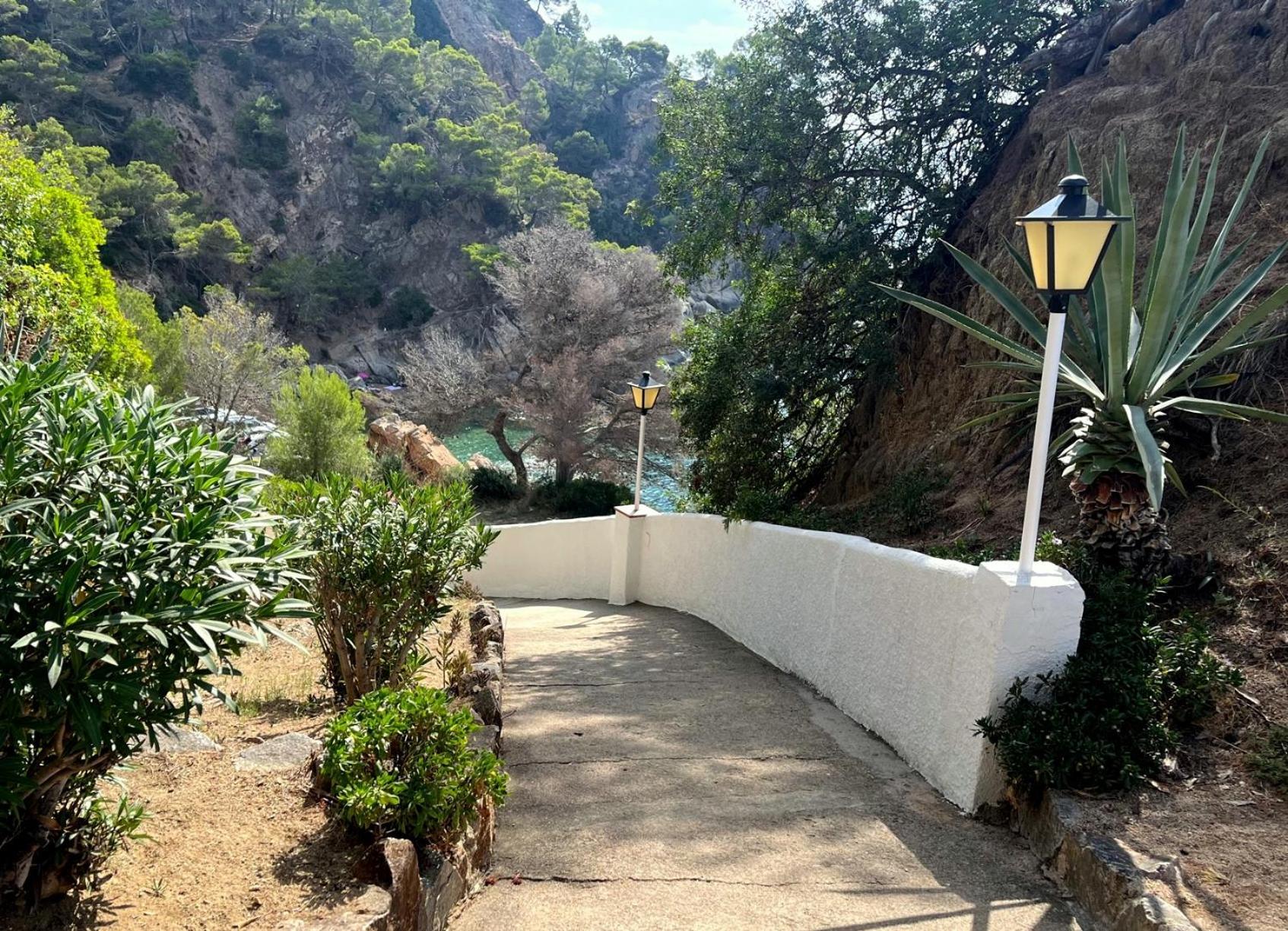 Ferienwohnung Les Terrasses De Cala Llevado Tossa de Mar Exterior foto
